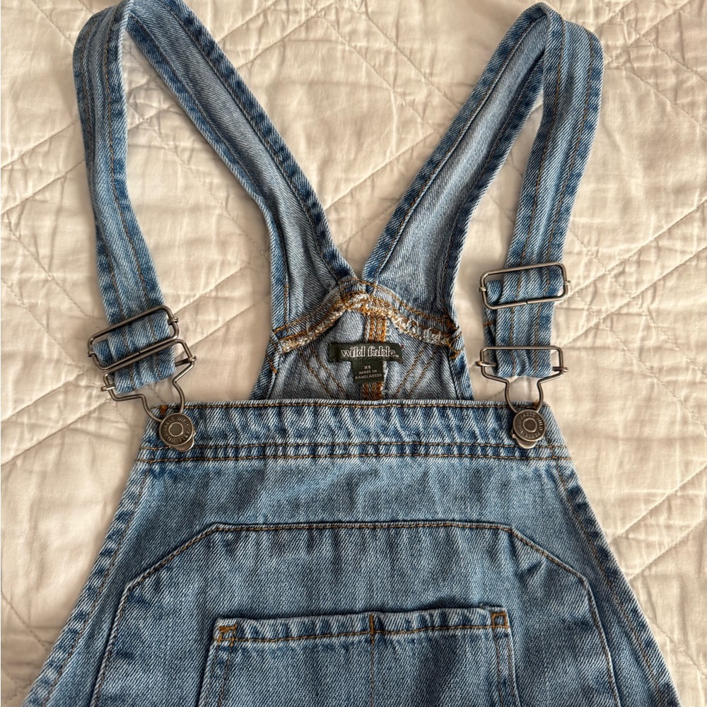 GUC Wild Fable denim jean overalls distressed XS